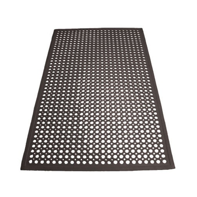 Winco RBM-35K-R 3' X 5' X 1/2" Thick Floor Mat