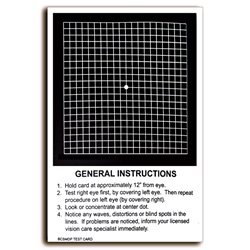 amsler grid magnet near 5 quot x 8 quot amsler chart types