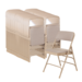 NPS 2301 NPS® 2300 Series Deluxe Fabric Upholstered Triple Brace
