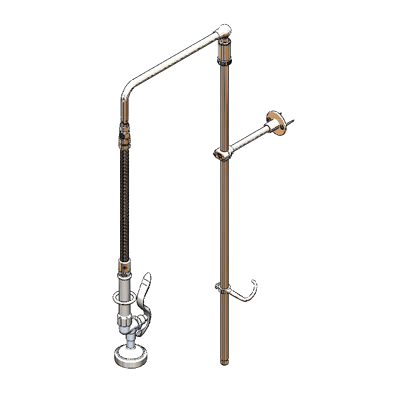 T&S Brass B-0111-02 Pre-Rinse Unit without Base Faucet