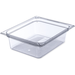 Carlisle 10221B07 StorPlus™ Half Size 4 In Dia. Clear Food Pan