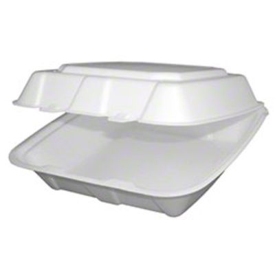 FSE 8x8x3, 1 Comp, WHT, U-Vent - Hinged Cont, Foam, 2/100/200, Plain-Regal, FS
