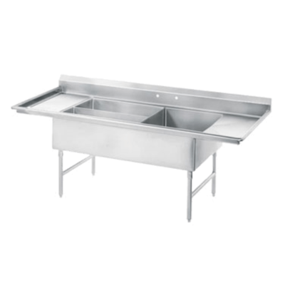 Advance Tabco 18-K5-56 Meat & Platter Sink 3-Compartment