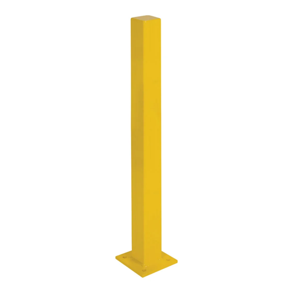 Steel Bollard - 48" - Heavy Duty - Yellow