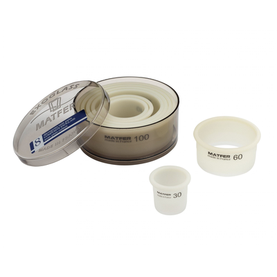 Matfer Bourgeat 150103 1-3/8"H Exoglass Pastry Cutter Set