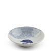 Bowl Blue & White Cat Rainy Day 5.25"