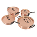 Matfer Bourgeat 915901 8-Piece Copper Cookware Set