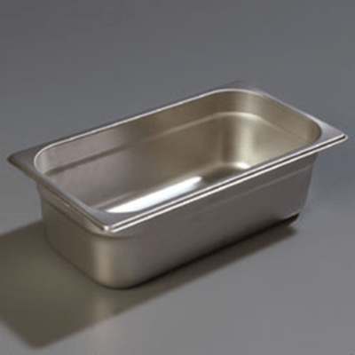 Carlisle 607134 Light-Duty 1/3 Size, 4"D Food Pan