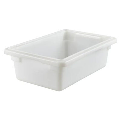 Cambro 12186P148 Poly 12"L x 18"W x 6"H White Food Storage Boxes