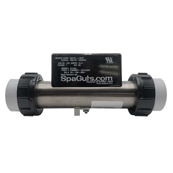 Spa Guts Pure Heat Inline 120V 1500W Universal Bath Heater SG101-15UV