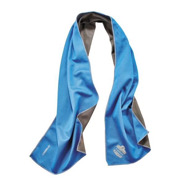 Cooling Towel - Microfiber - 9.8" x 40.9" - Blue