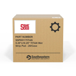 Square Scrub - SSP0511TITAN - 5.25"x10.25" TITAN Wet Strip Pad - 20/Case