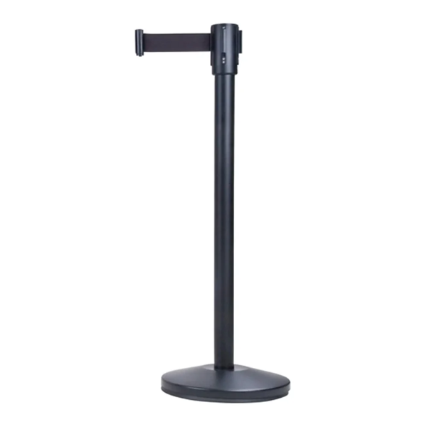 Free-Standing Crowd Control Barrier - 7' Black Tape