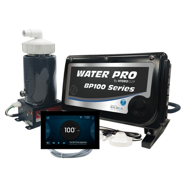 Water Pro BP100 Retro-Fit Spa Control 4.0kW Low-Flow Heater SpaTouch 4+ Panel 50-BP1-S4P-40-C
