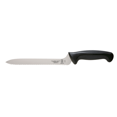 Mercer Culinary 8" Offset Utility Knife - Wavy Edge