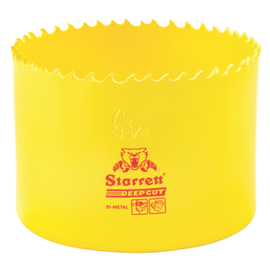 STARRETT DCH0318-G 3-1/8'' (79mm) NVP Deep Cut Bi-Metal Hole Saw