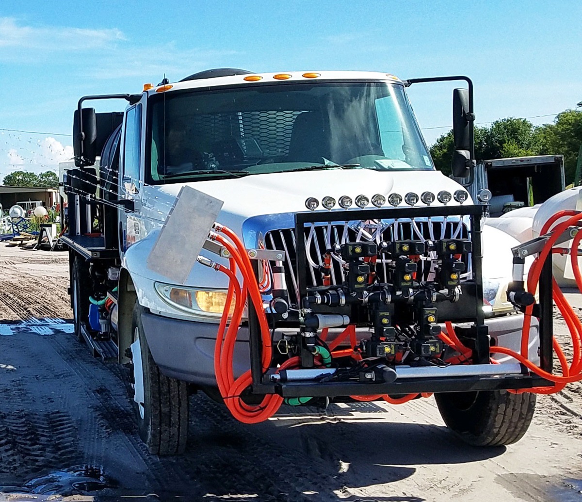 CCI Custom Roadside Spray Trucks Single & Dual Long Reach Boom Options