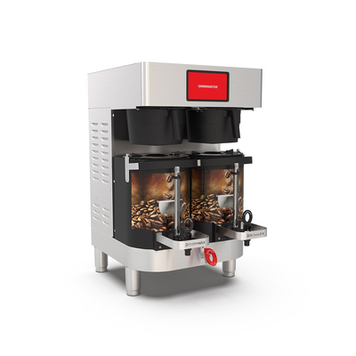Grindmaster-Cecilware PBC-2W Touchscreen With Digital Interface Warmer) Double Brewer For 1.5-Gallon Shuttle® With Stand (Ws15 GRINDMASTER PrecisionBrew™ Warmer Shuttle Coffee Brewer