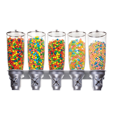 Cal-Mil 3518-5-39 (5) 5L capacity cylinders Cereal Dispenser