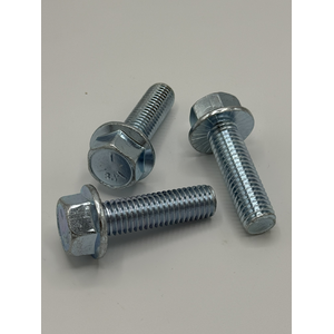 1/2" - 13 X 2 1/4" IFI-111 SERRATED HEX FLANGE SCREW SAE J429 GR 5 ZINC TRIVALENT CLEAR