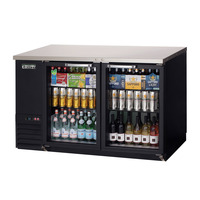 Everest EBB59G Back Bar Cooler Cabinet 2 Glass Doors, 115v, NSF - 20 cu. ft.