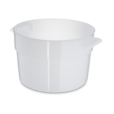 Carlisle 20002 White Polyethylene 1 qt Bain Marie