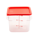 FSE 373-FCC68 Cover For 6 & 8 Qt. Container Red NSF