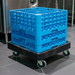 Carlisle C223603 E-Z Glide™ Warewashing Glass Rack Dolly - Black