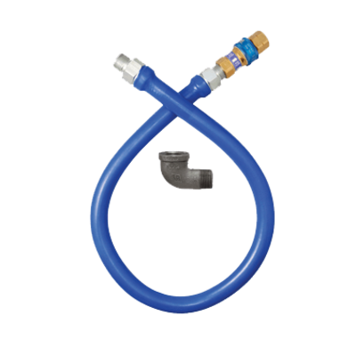 Dormont Manufacturing 16100BPQ48BX Dormont Blue Hose Moveable Gas Connector Hose Assembly