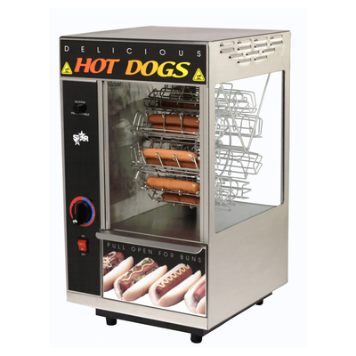 Star 174CBA Broil-O-Dog Hot Dog Broiler Cradle Type Rotisserie