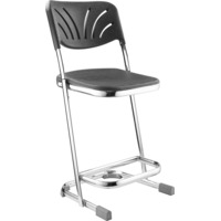NPS 6622B NPS® 22" Elephant Z-Stool with Backrest
