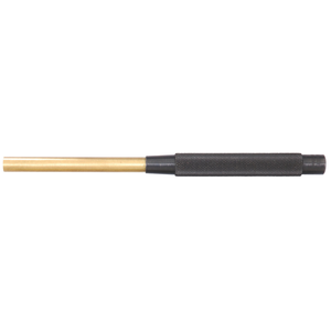 STARRETT B248E Brass Drive Pin Punch, 8"L X 3/8" Tip Diam.