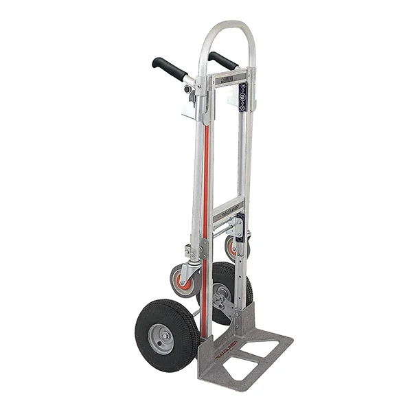 Hand Truck - Gemini Convertible - Aluminum - 1000 lb Platform Capacity - 51" Height