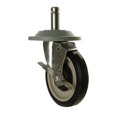 Focus 5" Swivel Stem Caster w/Bumper