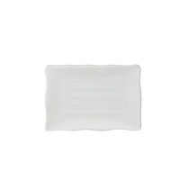 Thunder Group 24140WT 131/2" x 91/8" x 13/8" Wavy Rectangular Plate