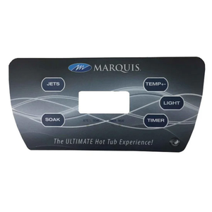 Marquis Spa Vector 21 5-Button Topside Overlay 650-0757