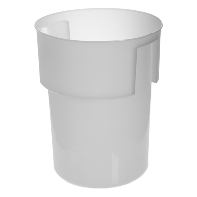 Carlisle White Polyethylene 22 qt Bain Marie