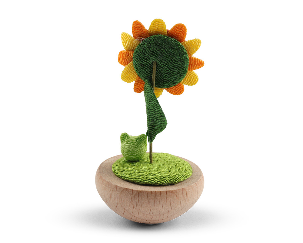 Figurine Sunflower & Frog