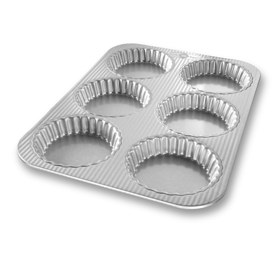 Chicago Metallic 25500 11-1/8" X 15-3/4" X 7/8" Overall USA PAN Tart Pan