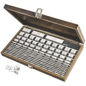 STARRETT S2S 112. MA1 112 Pc. Square High-Grade Steel Gage Block Set, Grade A1