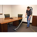 Advance Adgility 6XP vacuuming a conference room carpet