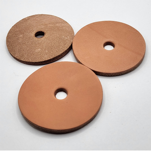3/8" X 2 1/2" X 3/16" FLAT WASHER LEATHER OAK TANNED PER PRINT