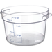 Carlisle StorPlus 12 qt Clear Round Container