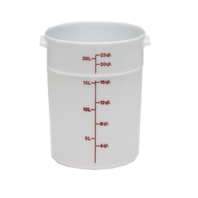 Cambro Poly 22 qt. Round Food Storage Containers