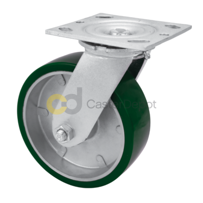 Caster Depot C016.7F8 4" Polyurethane Swivel Caster 800 lb