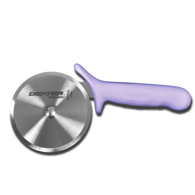 Dexter 18023P SANI-SAFE® 4" Pizza Cutter - Purple Handle