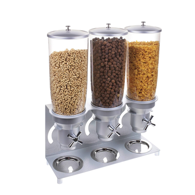 Cal-Mil 3517-3-39 (3) 5L capacity cylinders Cereal Dispenser
