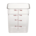 Cambro Camwear 8 qt. Clear CamSquare Containers