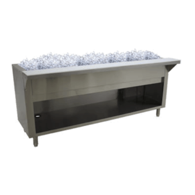 Advance Tabco CPU-4-BS Ice Cooled Serving Counter 62-7/16"W