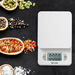 Taylor 3817 11 lb White Compact Digital Scale